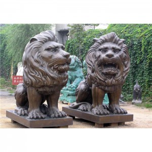 銅雕-TDW-1001-獅子
